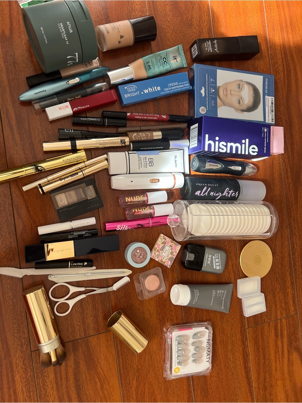 collection of various beauty, skincare,